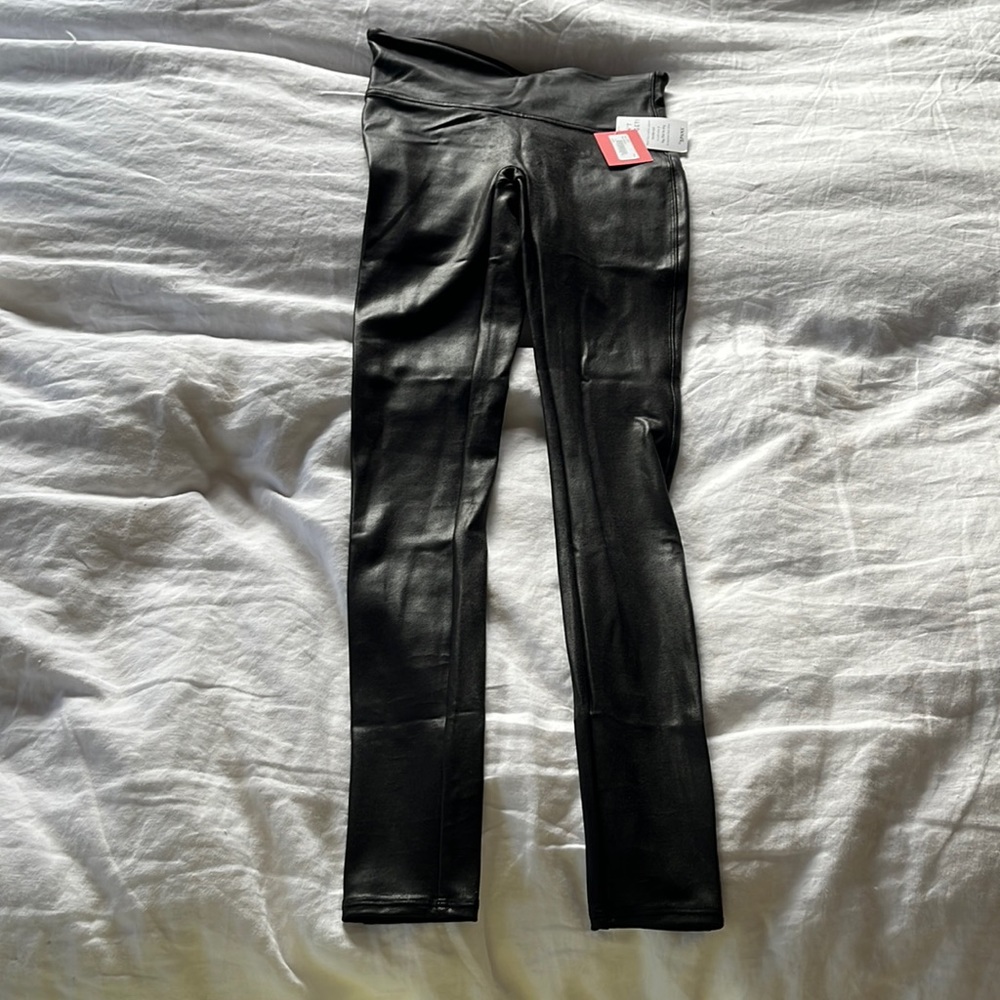 Spanx faux leather leggings